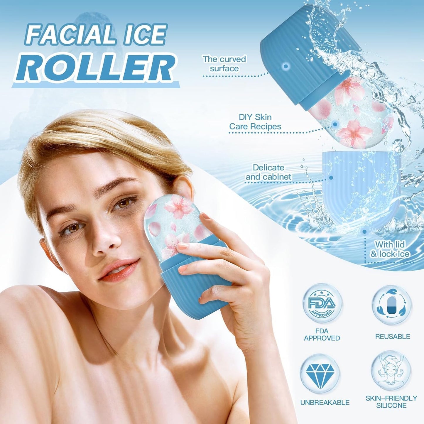 𝐒𝐢𝐥𝐢𝐜𝐨𝐧𝐞 𝐈𝐜𝐞 𝐑𝐨𝐥𝐥𝐞𝐫 – 𝐅𝐨𝐫 𝐅𝐚𝐜𝐞 & 𝐄𝐲𝐞𝐬 | 𝐑𝐞𝐮𝐬𝐚𝐛𝐥𝐞 𝐈𝐜𝐞 𝐂𝐮𝐛𝐞 𝐌𝐨𝐥𝐝 & 𝐂𝐨𝐨𝐥𝐢𝐧𝐠 𝐅𝐚𝐜𝐢𝐚𝐥 𝐌𝐚𝐬𝐬𝐚𝐠𝐞𝐫