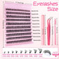 200-Piece DIY Cluster Eyelash Extension Kit with Bond & Seal
