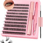 200-Piece DIY Cluster Eyelash Extension Kit with Bond & Seal