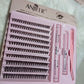 200-Piece DIY Cluster Eyelash Extension Kit with Bond & Seal
