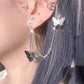 Butterfly Hanging Ear Cuffs