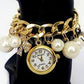 pearl bracelet watch for girls