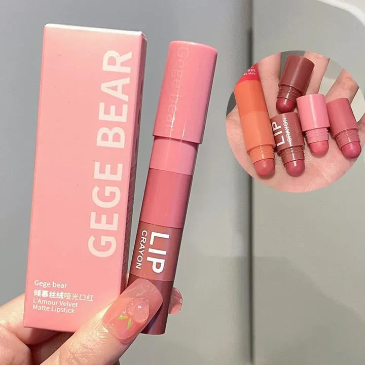 𝐆𝐞𝐠𝐞 𝐁𝐞𝐚𝐫 𝟒-𝐢𝐧-𝟏 𝐕𝐞𝐥𝐯𝐞𝐭 𝐌𝐚𝐭𝐭𝐞 𝐋𝐢𝐩 𝐂𝐨𝐥𝐨𝐫 💄✨
