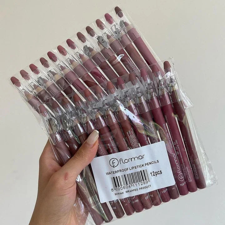 𝐅𝐥𝐨𝐫𝐦𝐚𝐫 – 𝐉𝐮𝐦𝐛𝐨 𝐌𝐚𝐭𝐭𝐞 𝐍𝐮𝐝𝐞 𝐋𝐢𝐩 𝐋𝐢𝐧𝐞𝐫 – 𝐒𝐞𝐭 𝐨𝐟 12