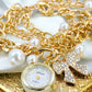 pearl bracelet watch for girls